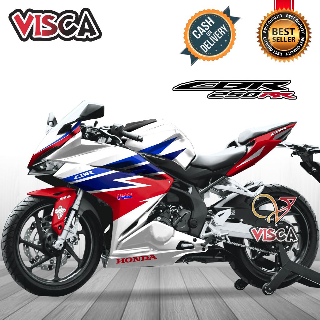 Decal CBR 250 RR Full Body Stiker CBR 250 RR Full Body Striping CBR 250 RR Variasi Keren Decal Holog