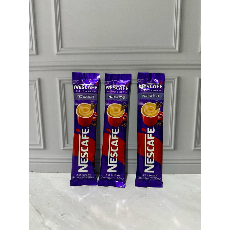 

[Ecer1pc] Nescafe blend & brew less sugar 50% / kopi bangkok