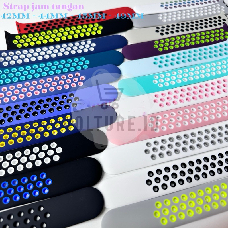 GIRLSTORE - Strap Sport Silicon For Watch Ultra 2 / Ultra 49mm 42mm 45mm 44mm 49mm Series SE 9 8 7 6