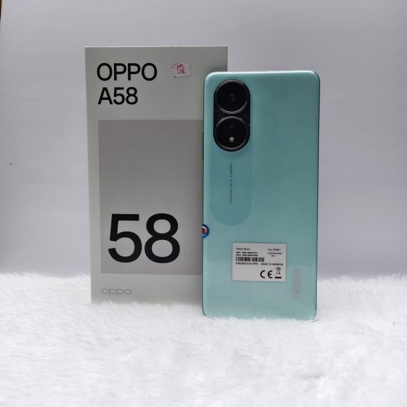 OPPO A58 NFC RAM 8/128GB SECOND ORIGINAL LIKE NEW