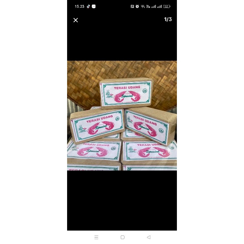 

terasi udang By SRM 1pack isi 10pcs terasi asli madura