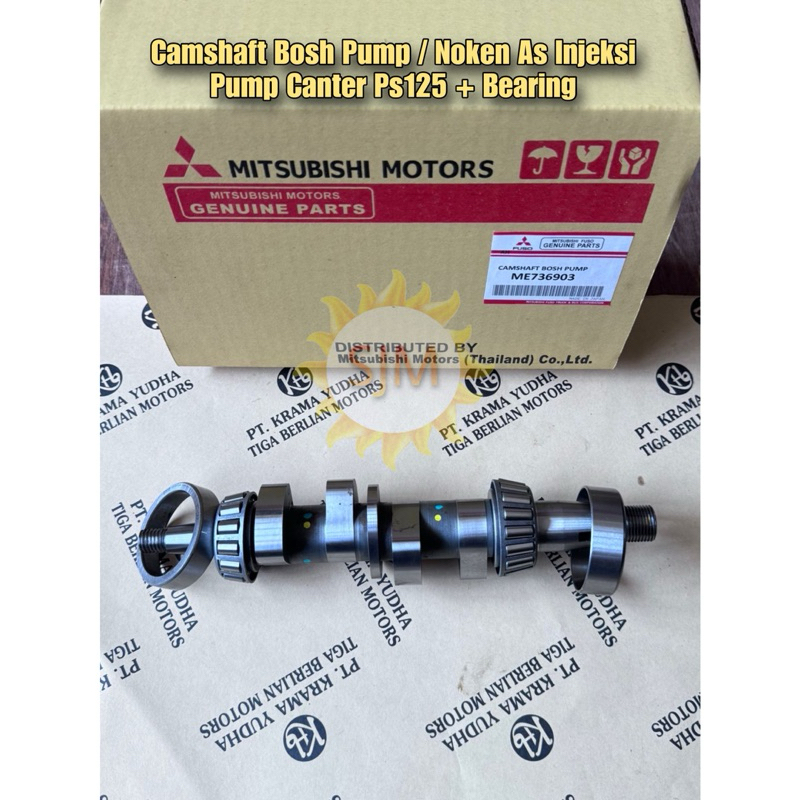 Camshaft bosh pump canter ps 125 Noken as Injeksi pump Canter Ps125 + bearing