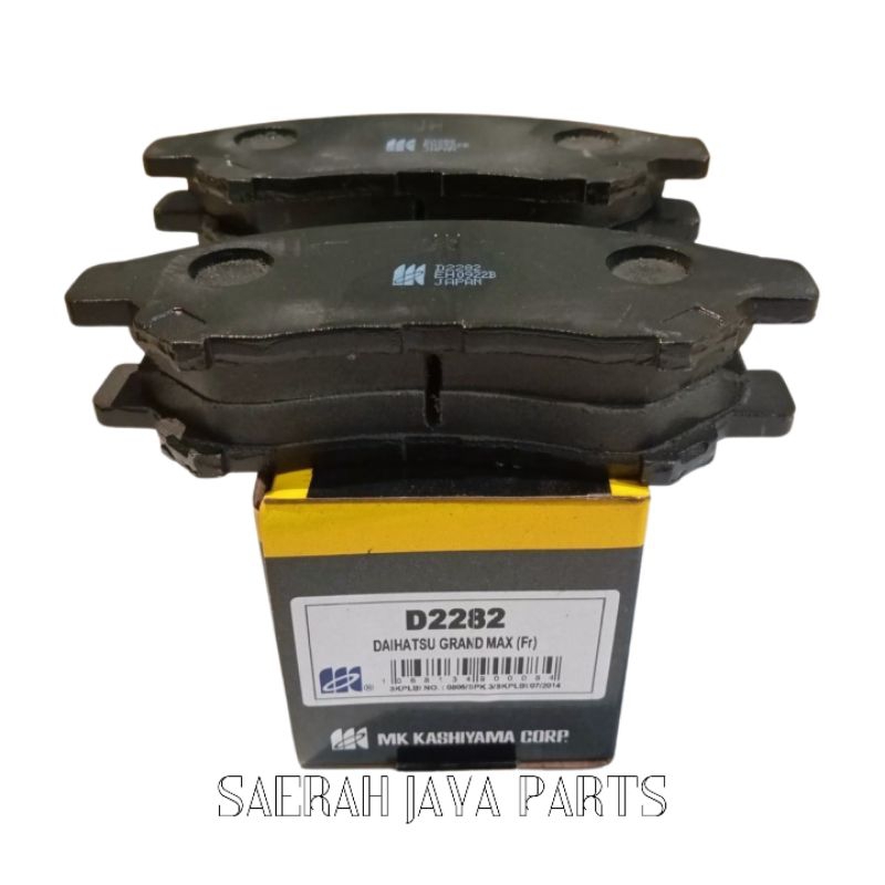 Kampas Rem Depan Grandmax Luxio MK Kashiyama D2282