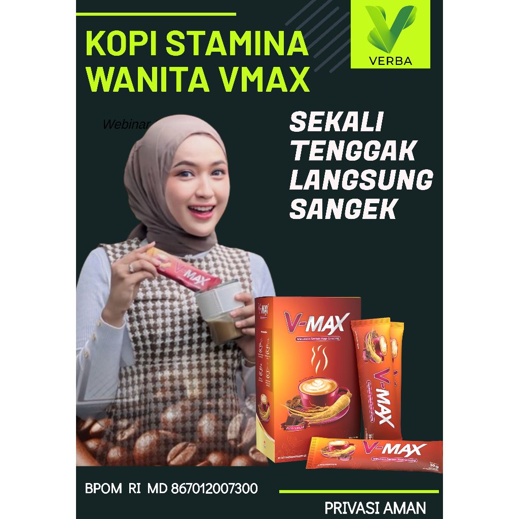 

Minuman Rasa Cokelat Untuk Wanita Vmax Coffe Menambah Keromantisan Diranjang BPOM
