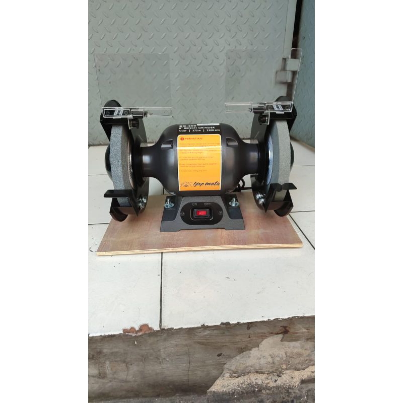 Mesin gerinda duduk electric Bench 6" grinder standar tjap mata
