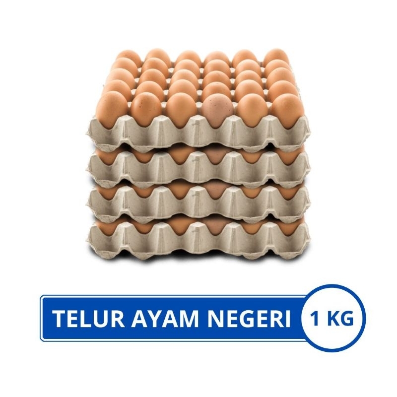 Telur Ayam Negeri 1 Peti / Telur Ayam Horn 1 Krat 10kg