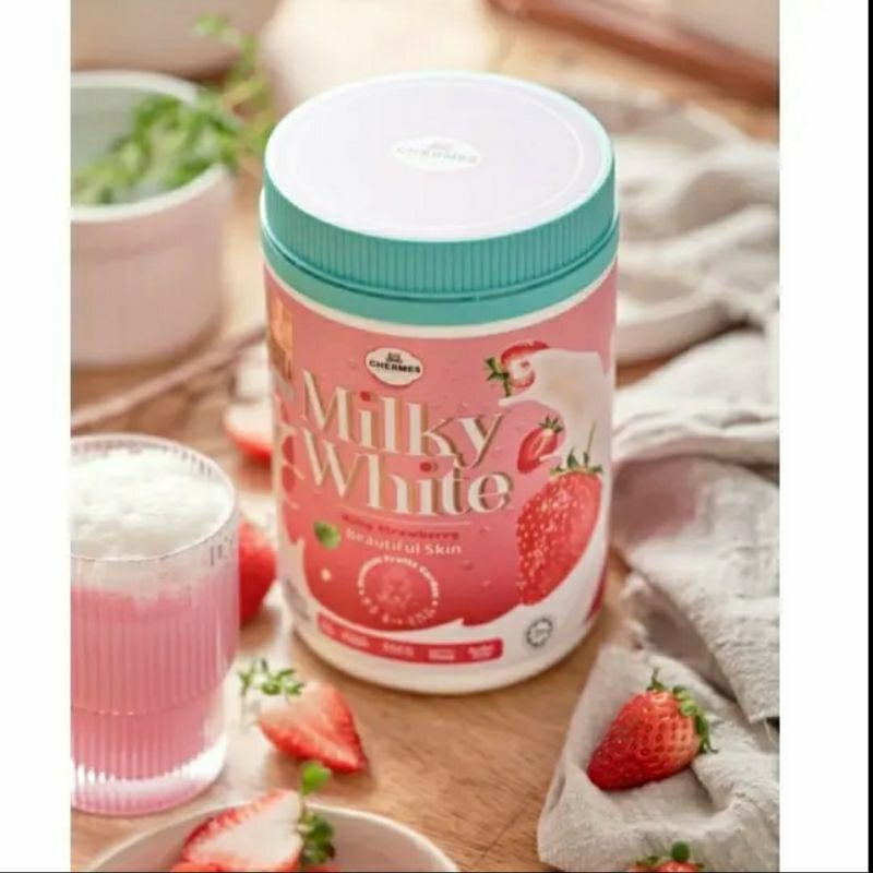 MILKY WHITE CHERMES BPOM 500 GRAM