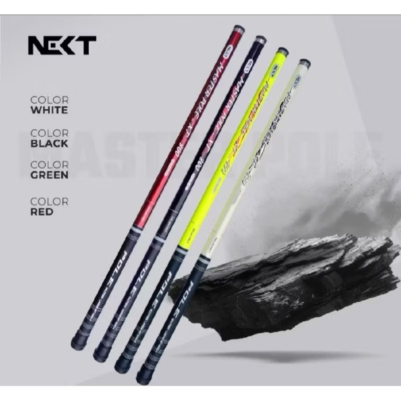 Tegek Joran Bendera NEXT MASTER POLE 700 Cm Kaku Ruas 110 Cm