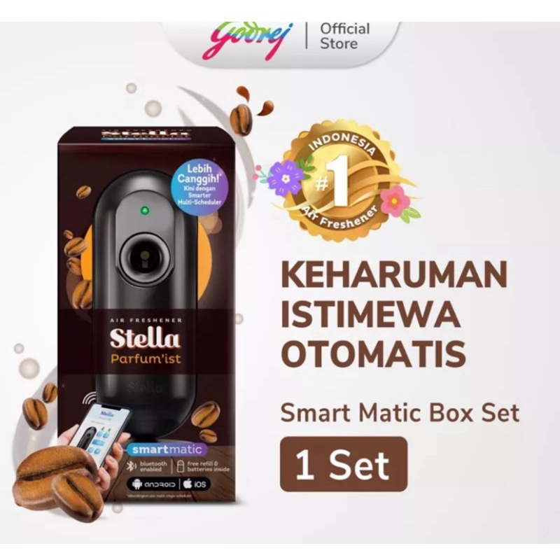 Stella Parfum'ist Smart Matic Box Set / Set pengharum ruangan otomatis