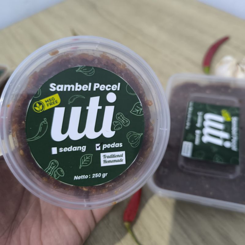 

1 Kg Sambel Pecel UTI / Bumbu Pecel UTI, Sangrai, Tanpa Pengawet, dan Msg