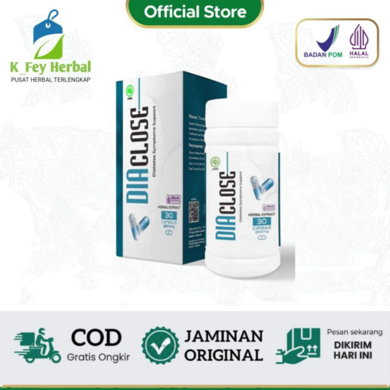 DIACLOSE ORIGINAL OBAT DIABETES PANKREAS GULA DARAH HERBAL