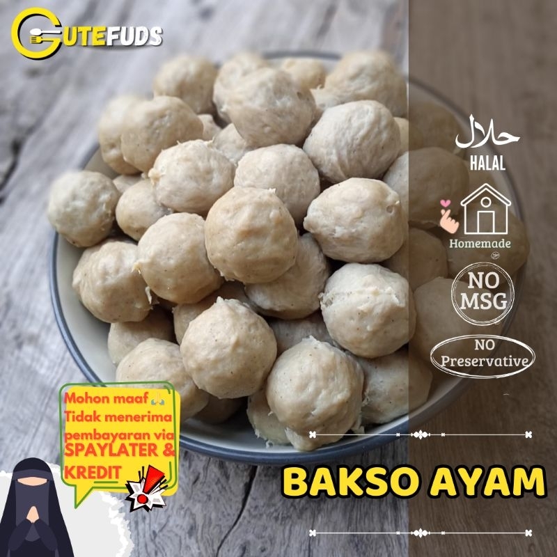 

BAKSO AYAM NO MSG GLUTEN FREE MPASI