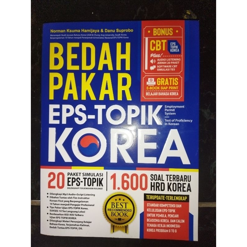 preloved buku Bedah Pakar Eps - Topik Korea