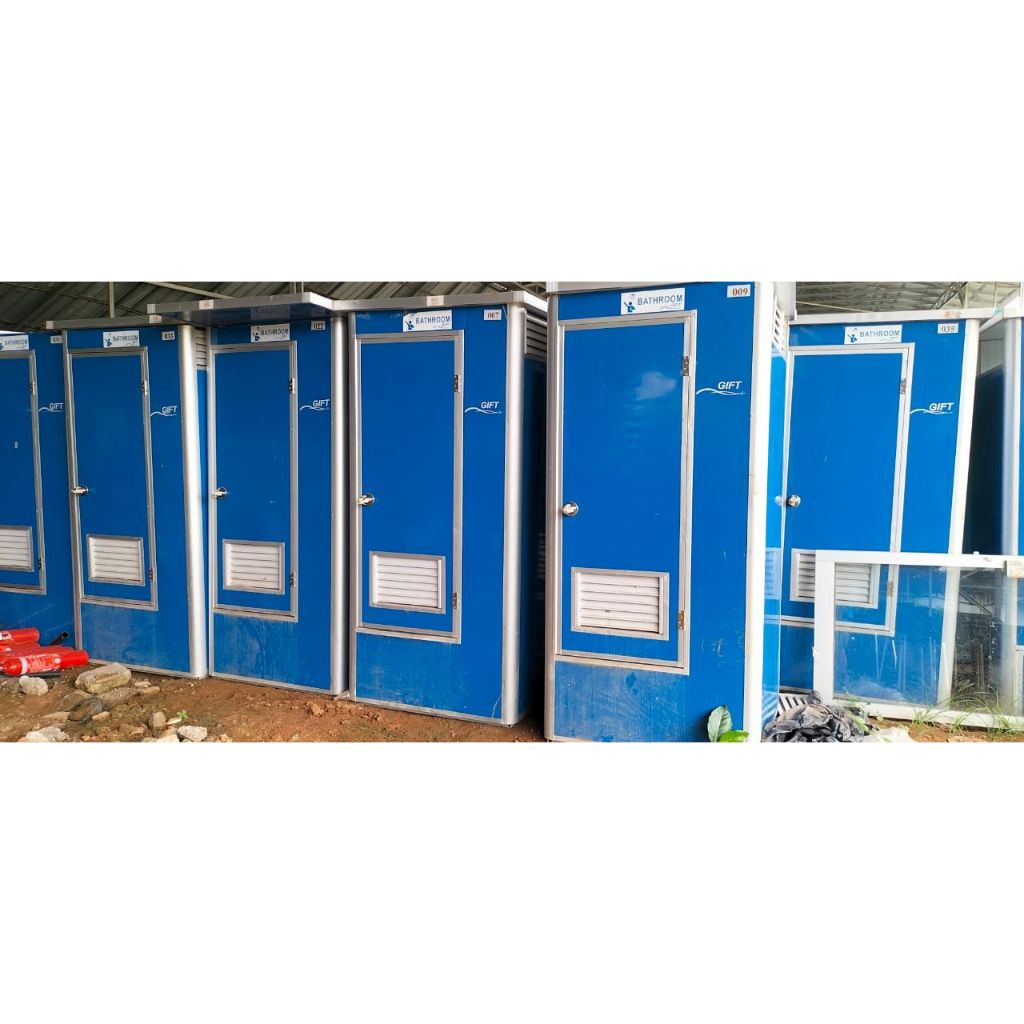 Sewa Toilet Proyek Bulanan - Toilet Portable EPS Sandwich Panel, Rental Toilet Proyek