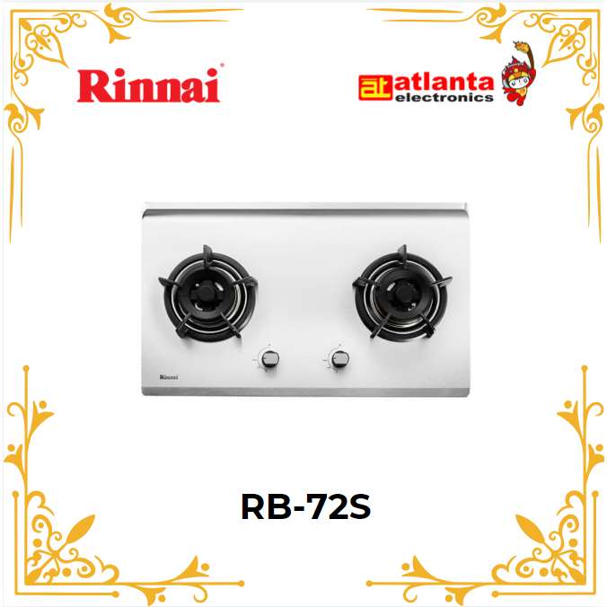 Kompor Tanam Rinnai RB-72S (Stainless)