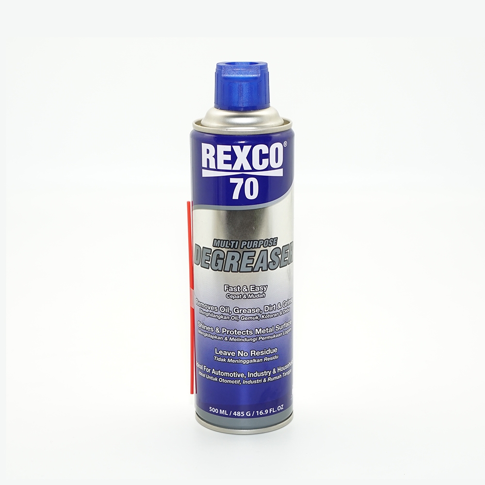 REXCO 70 Degreaser 500 Ml Pembersih Grease Mesin Gemuk dan Oli