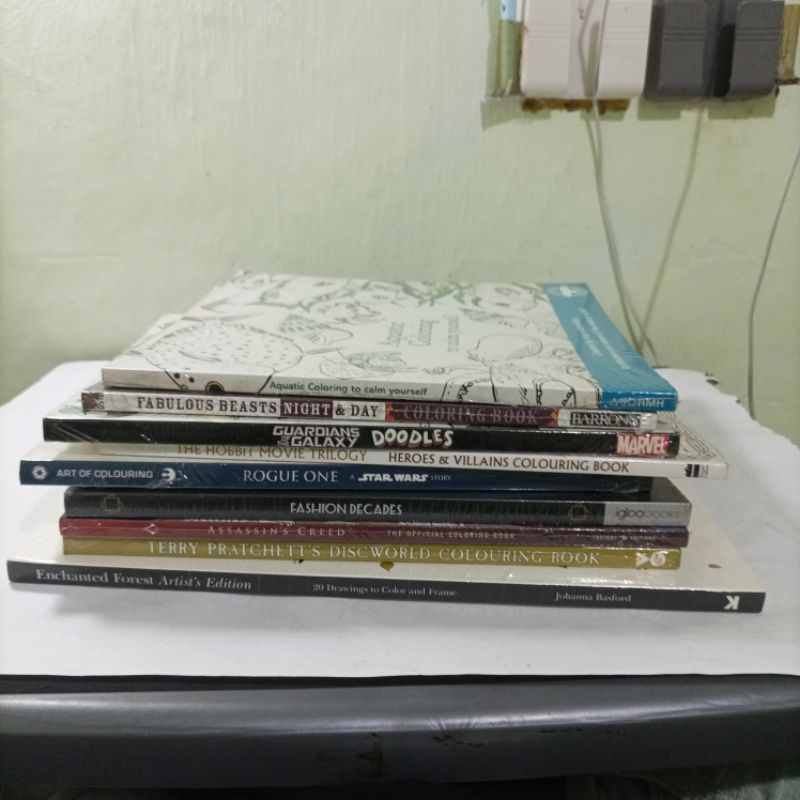 buku import coloring Assassin's Creed, Rogue One Fashion Decades , Guardians of the Galaxy, The Hobb