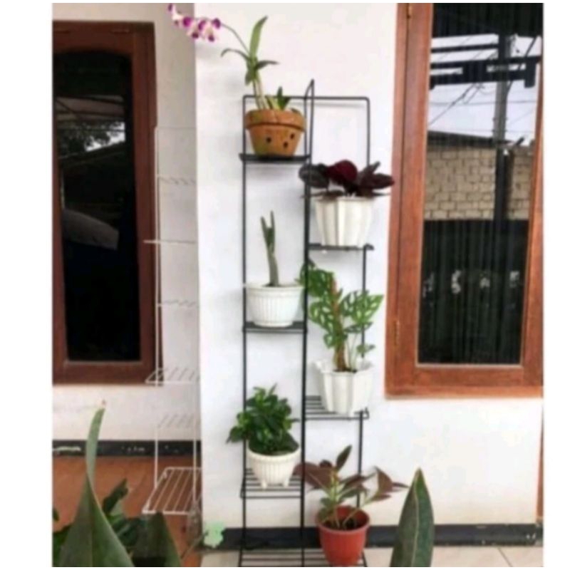 RAK BUNGA SUSUN 5/ STANDING POT BESI / RAK TANAMAN HIAS / RAK BUNGA SUSUN 5