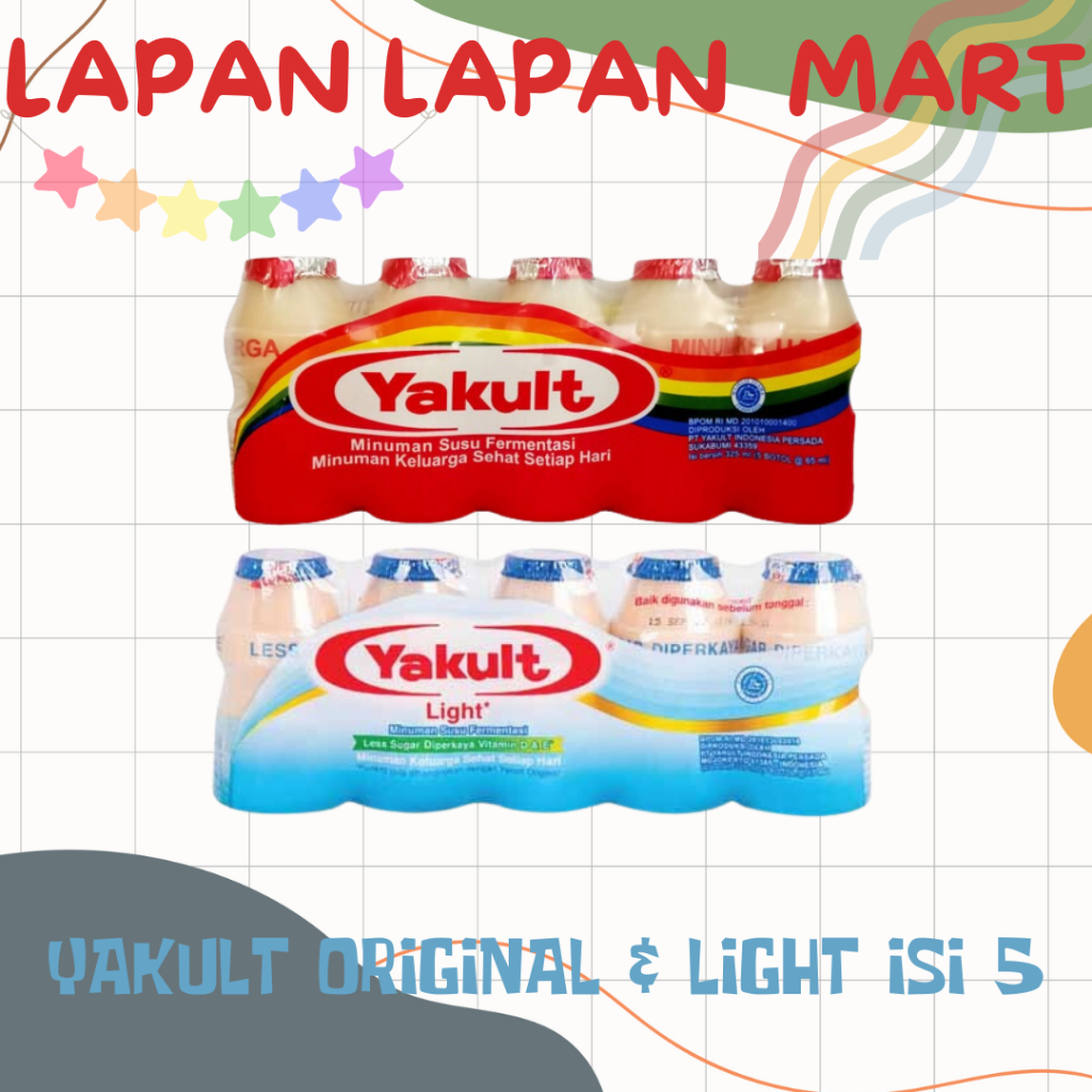 

Yakult Original & Light 6's