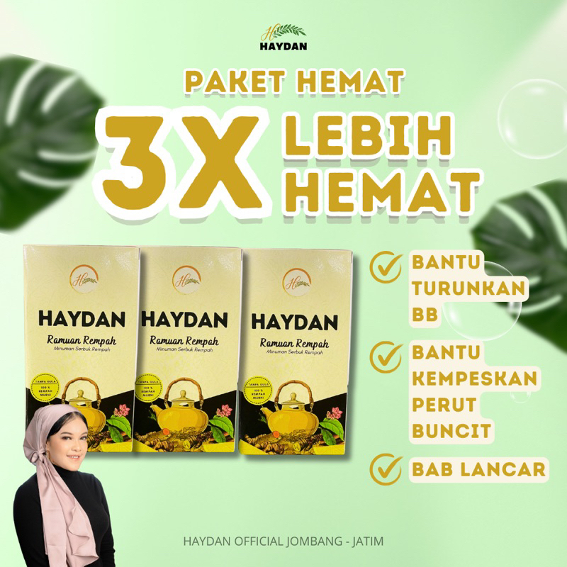 

PAKET HEMAT HAYDAN | Teh Detox | DIET | JSR | REMPAH | 3BOX RR