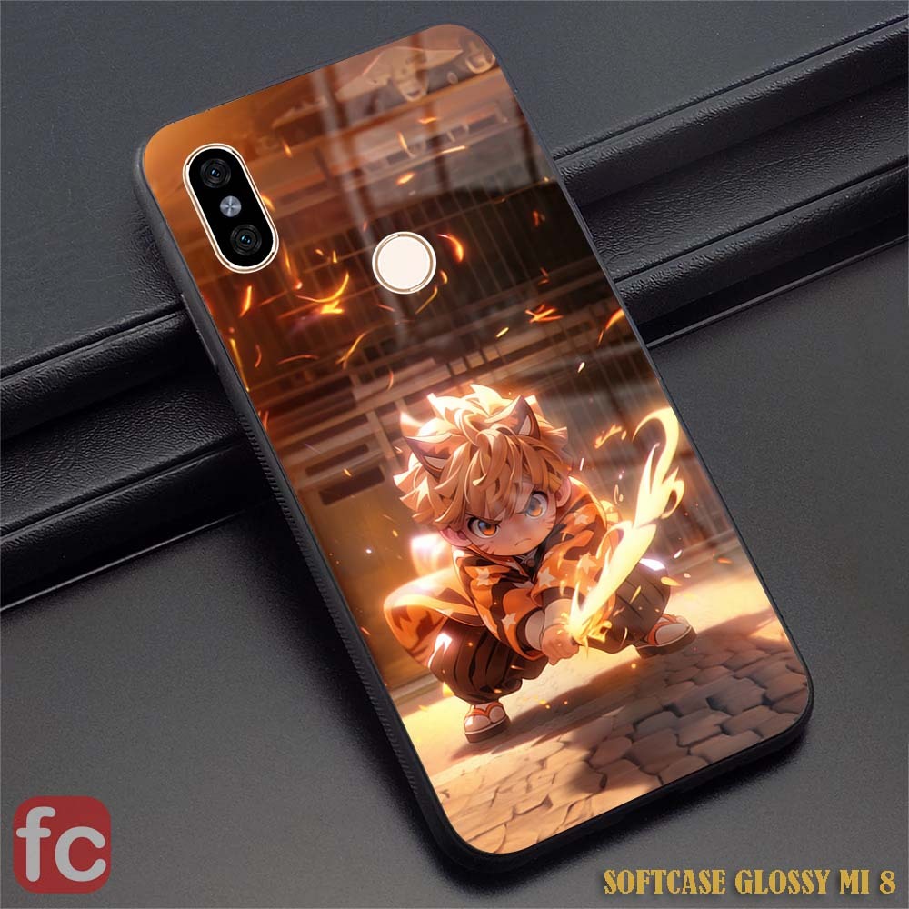 Softcase Glossy Xiaomi Mi 8 |FR86| Mi 8lite Lite Case Kilau Mi8 | Kesing Silicon Casing Freedom Case