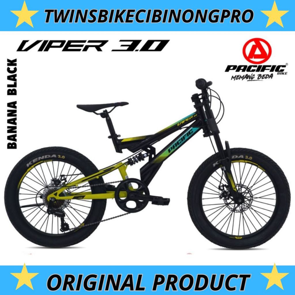 SEPEDA MTB 20 PACIFIC VIPER 3.0 BAN 3.0