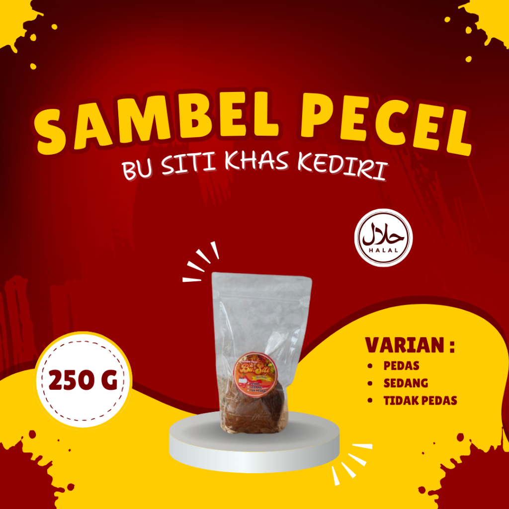 

250 GR SAMBEL PECEL BU SITI KHAS KEDIRI ENAK MURAH