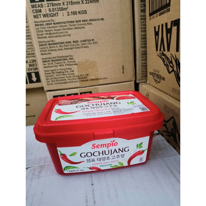 

sempio hot pepper paste 1 kg gochujang