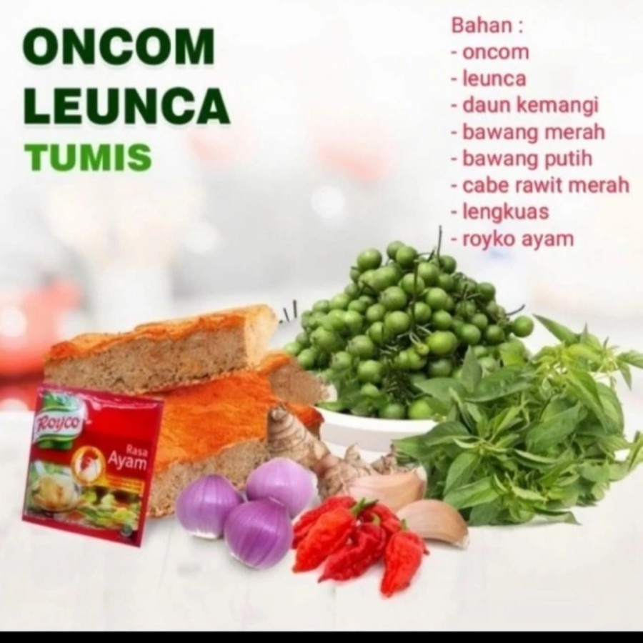

PAKET TUMIS ONCOM LEUNCA SIAP MASAK