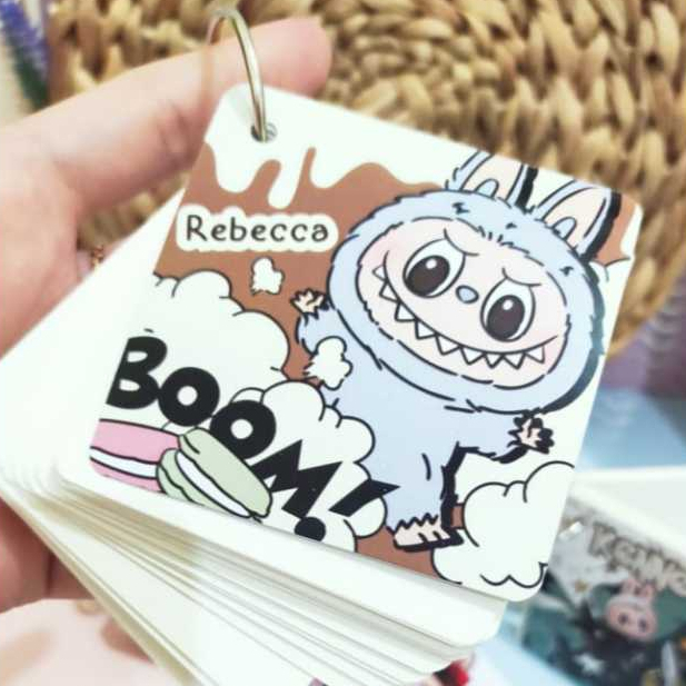 

80 sheets Mini Memopad custom | memo pad lucu aesthetic Sanrio Kuromi Cinamoroll Labubu Pokemon