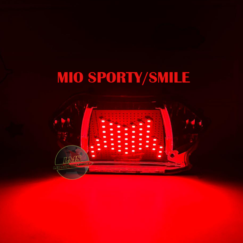 CLM STOPLAMP MIO SPORTY/SMILE STOP LAMPU REM RUNNING 8 MODE OTOMATIS