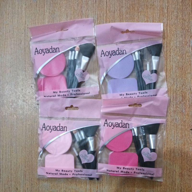 Set Kuas + Spons Make Up / Set Spons Make Up