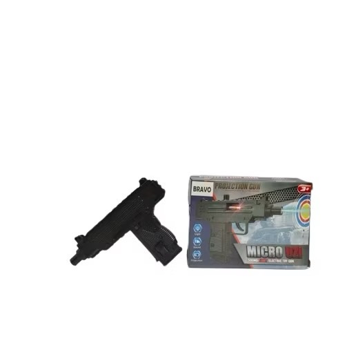 Mainan Pistol Micro Uzi Pistol Baterai Mainan Anak Pistol Mainan TDT-8180-41
