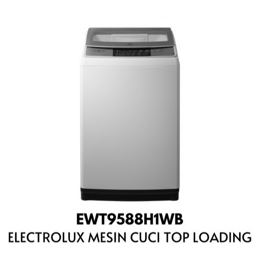 Mesin Cuci Electrolux EWT 9588 H 1 9,5kg Top Loading Putih