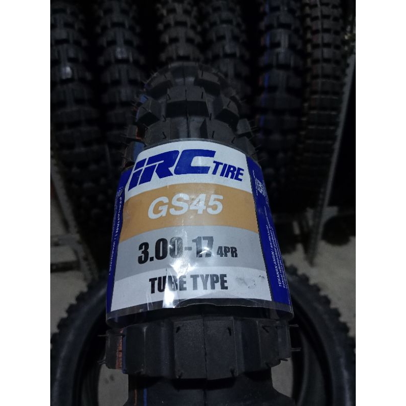 BAN LUAR IRC CROSS 300-17 RING 17 GS 45 TRAIL ON OFF