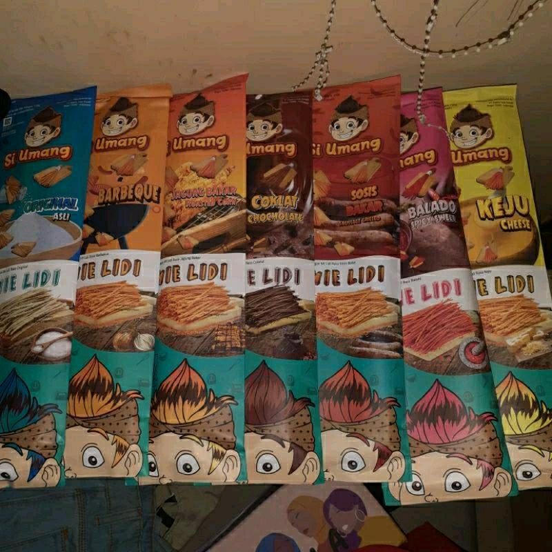 

paket lidi si umang isi 6pack uk 130gr