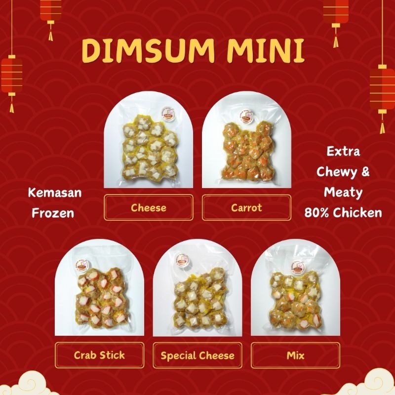 

Dimsum Ayam Mini isi 15 Pcs - Non Halal