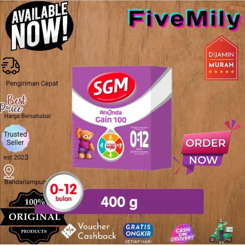 SGM ANANDA GAIN 100 (0-12) 400 gr