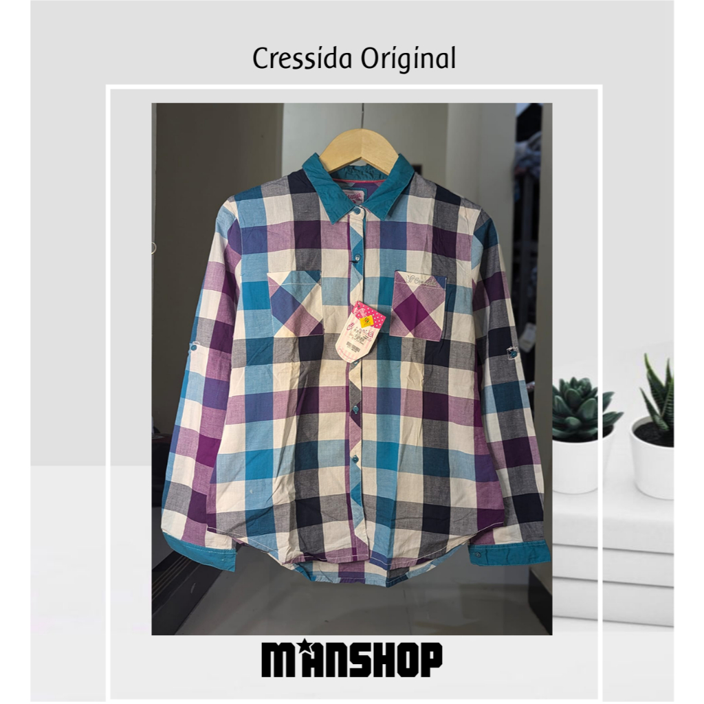 Cressida Kemeja Blouse Cresida Atasan Wanita Original