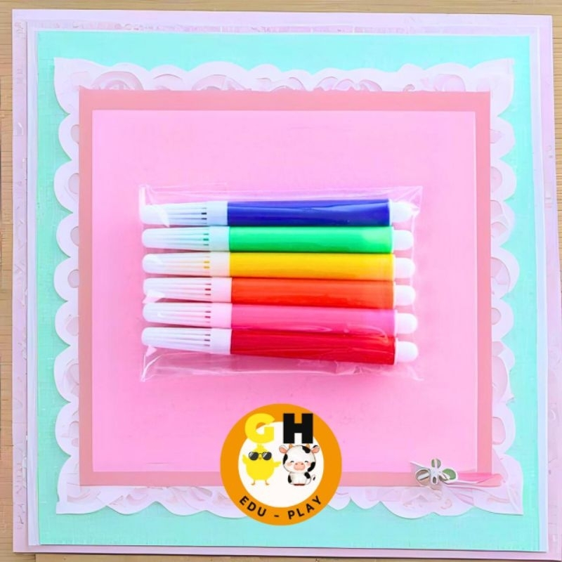 

Spidol Gambar Mini Kecil Mewarna Coloring isi 3 dan 6 pcs