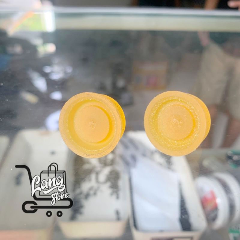 klep pompa angin bahan PU kuning OD 22 dan OD 25