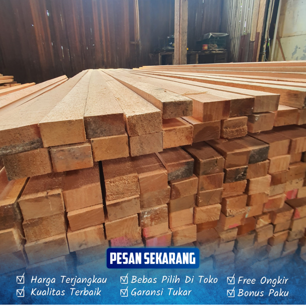 Kayu MERANTI 5 X 7 X 4 Meter