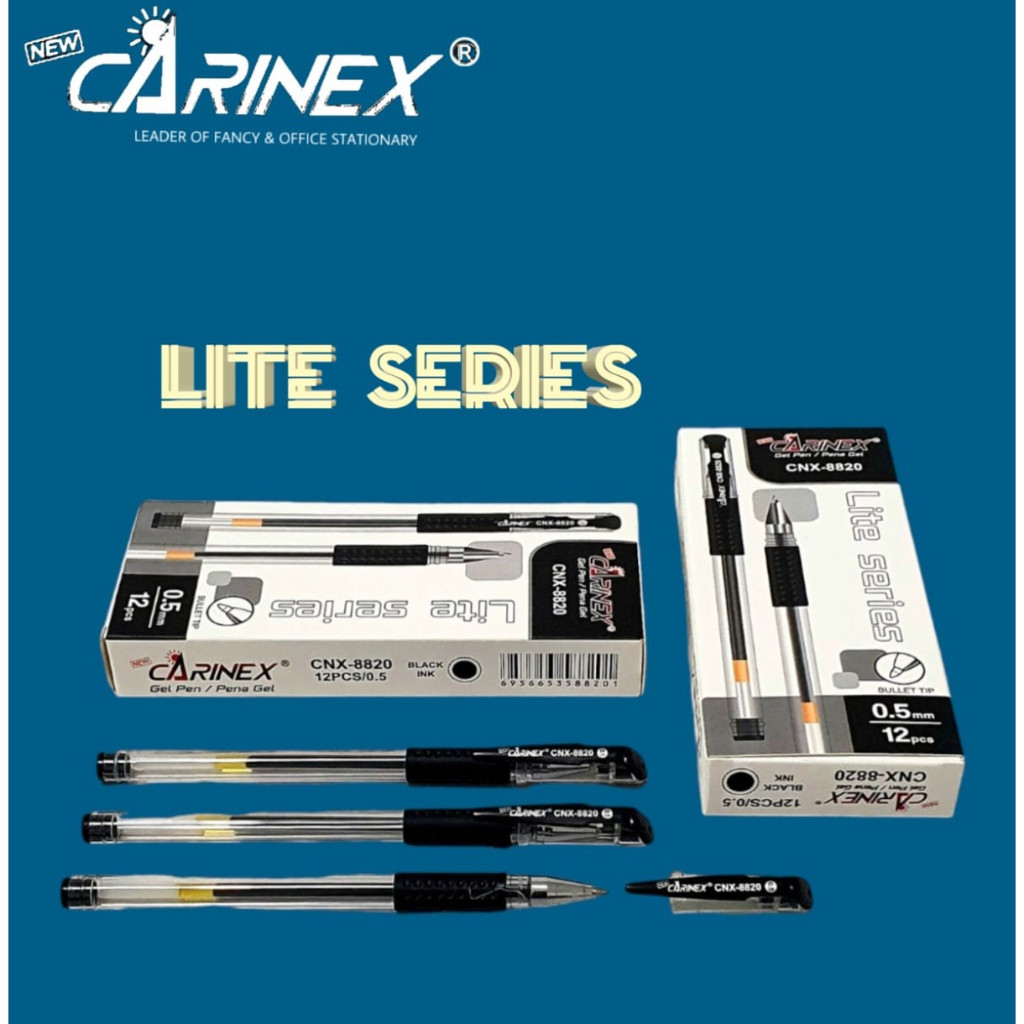 

Pulpen Gel CARINEX Lite Series CNX-8820 (12pc)