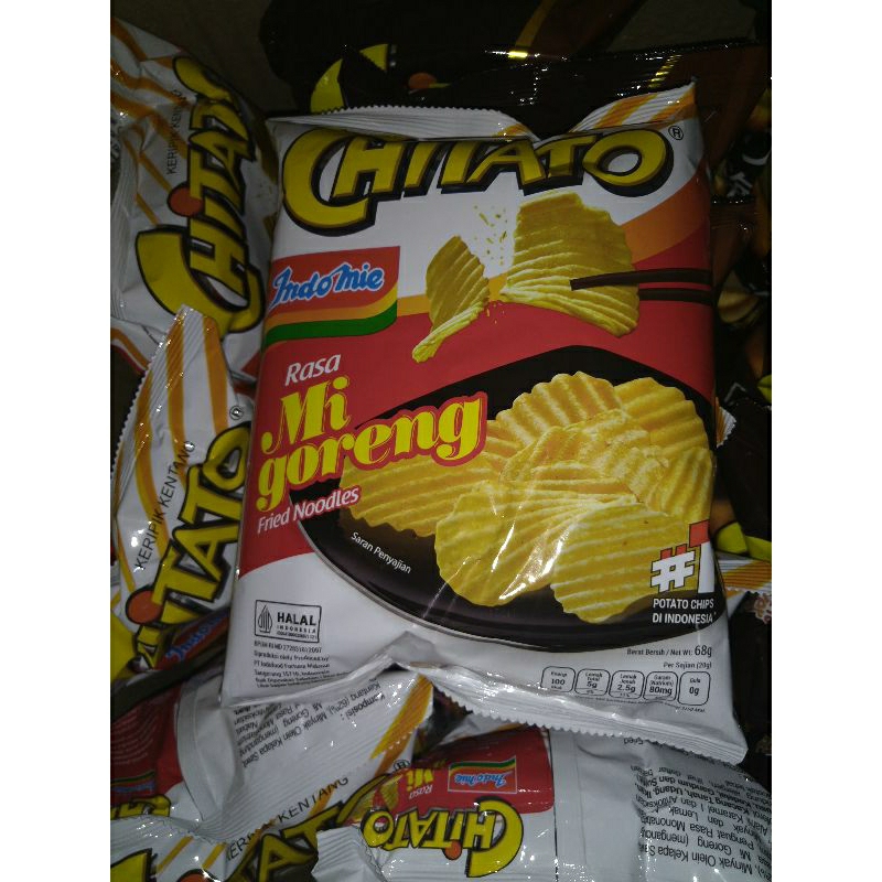 

Chitato Mi goreng 68gr Keripik Kentang dengan Rasa mie Indomie goreng