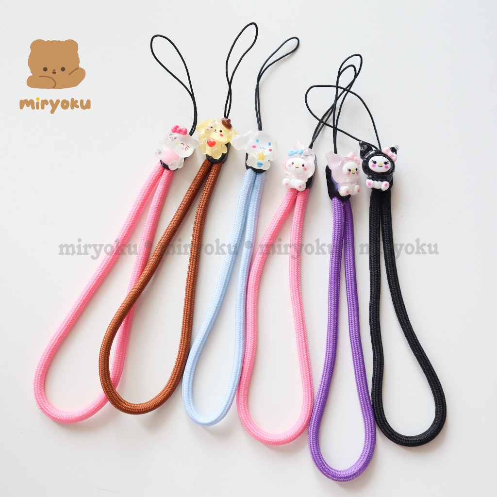 Strap Tali Gantungan Hp Karakter Lucu Phone Strap Tali Gantungan Pendek Tali Gantungan Motif Lucu Sa