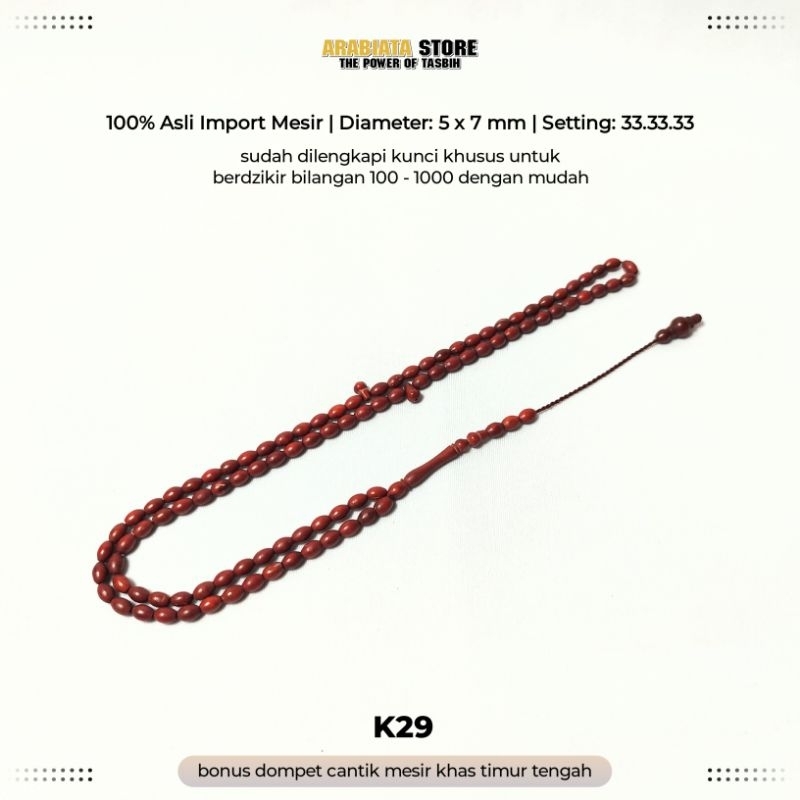 Tasbih Kokka Kaukah Asli Impor Mesir Free Dompet Mesir
