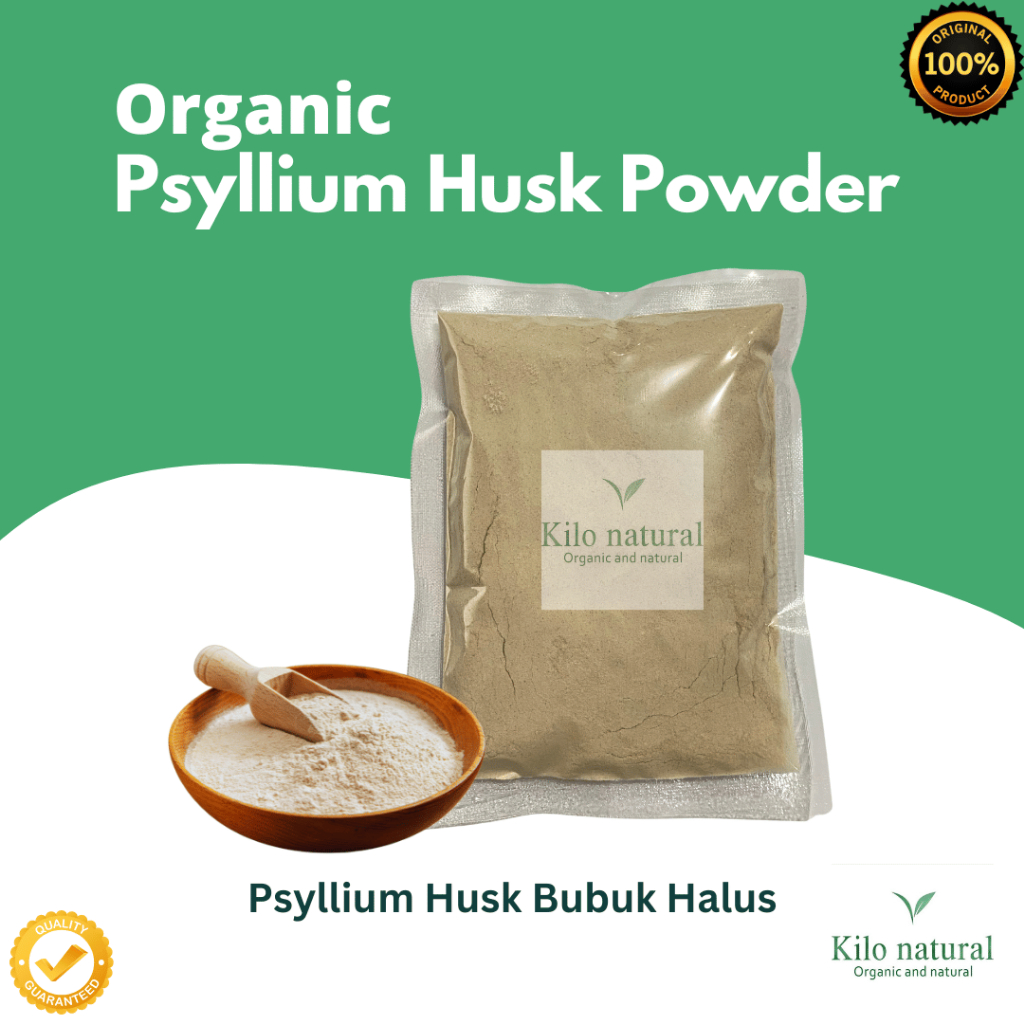 

Psyllium Husk Powder Organic 250gr / Organik Psyllium Husk Bubuk Halus 250gram