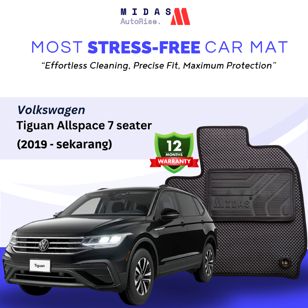 Karpet mobil Midas VW Tiguan Allspace 2019-sekarang