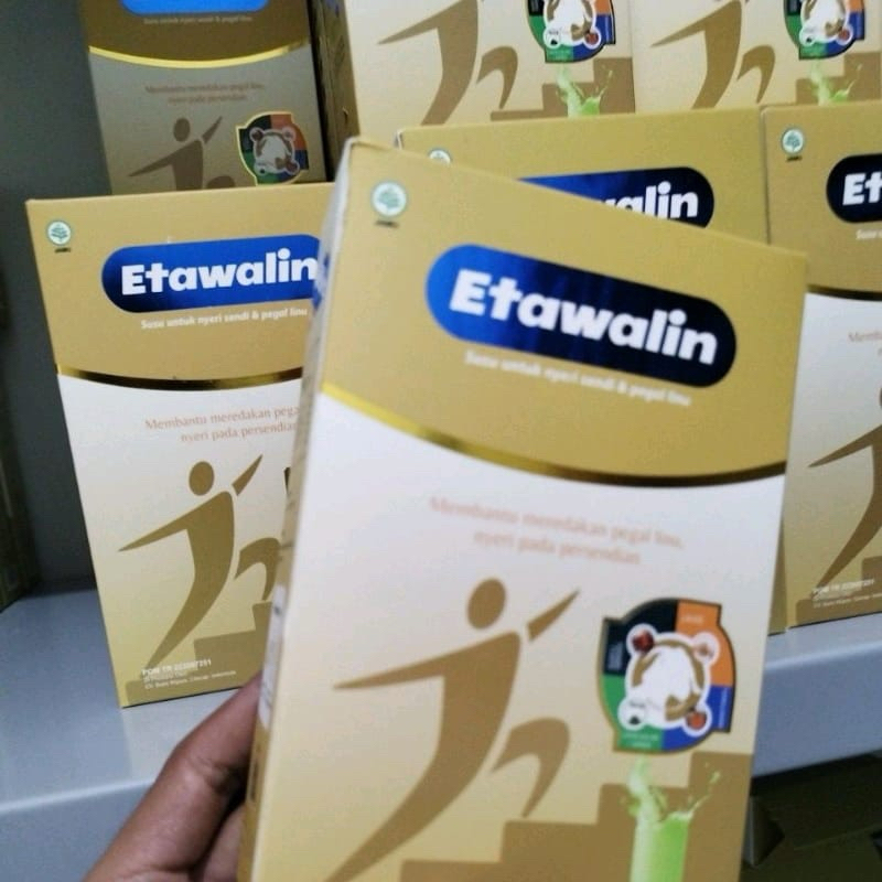 

Etawalin Susu Etawa Herbal Asam Urat Osteoporosis Kolesterol Nyeri Sendi 1 Box Isi 200g