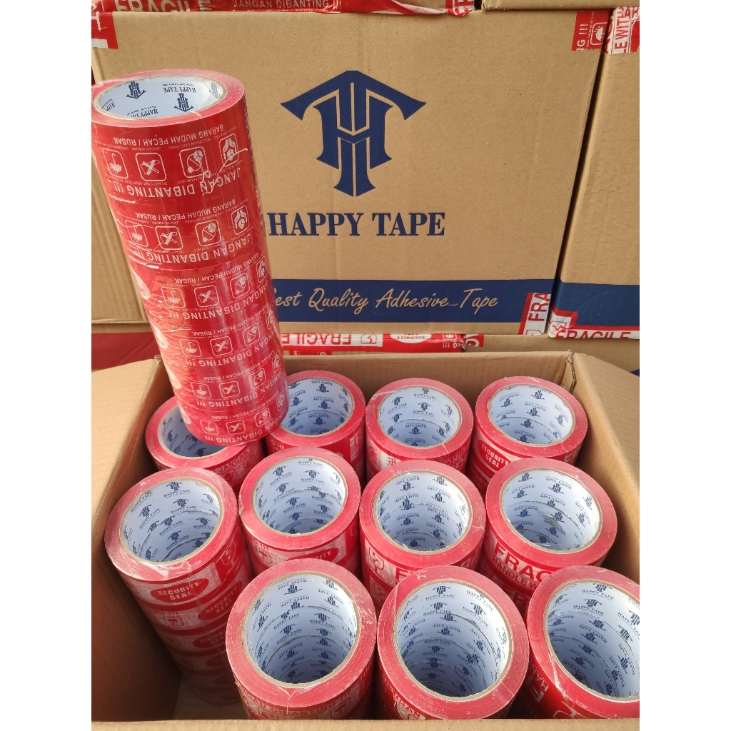 Lakban Fragile Unboxing 48mm x 100yard ( 1 Dus )